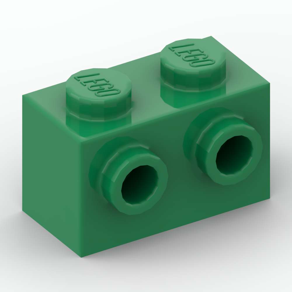 LEGO® Support Perpendiculaire / Bracket 2 x 2 – 1 x 2 Centré – 41682 –  Medium Stone Gray