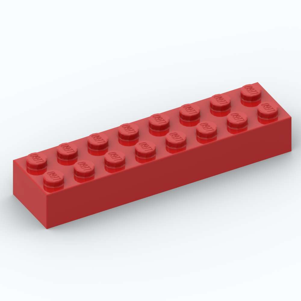 LEGO® Brique 2 x 8 - 3007 - Rouge