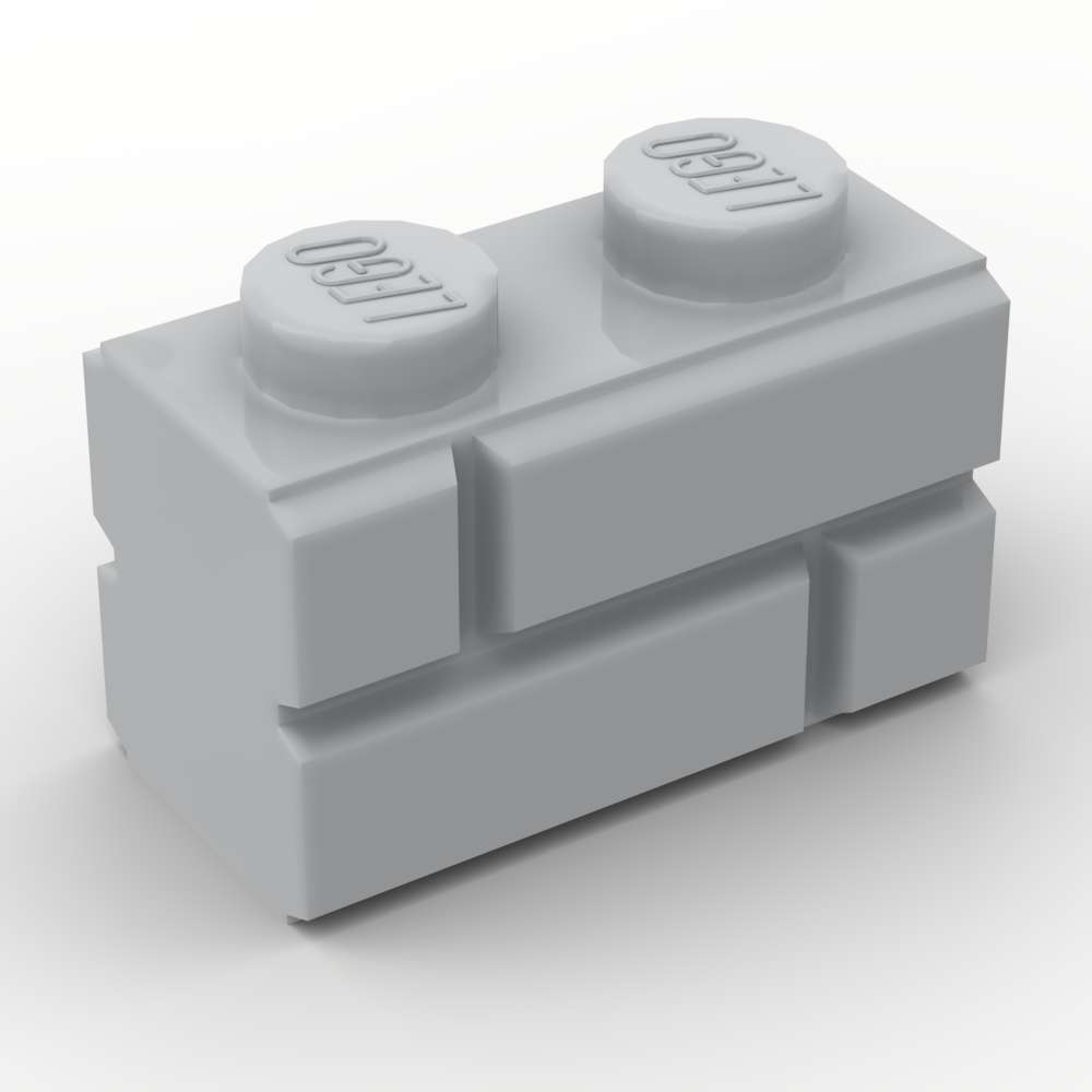 LEGO® Support Perpendiculaire / Bracket 1 x 2 – 2 x 2 – 44728 – Noir