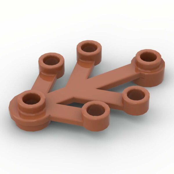 LEGO® Feuille / Branche 4 x 3 - 2423 - Orange Foncé