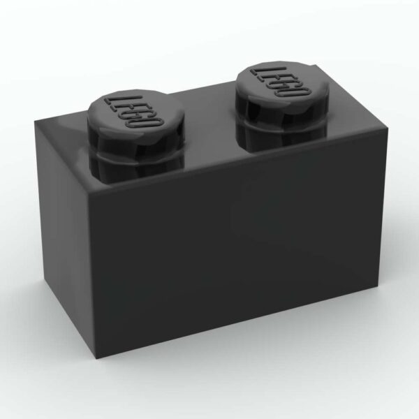 LEGO® Brique 1 x 2 - 3004 - Noir