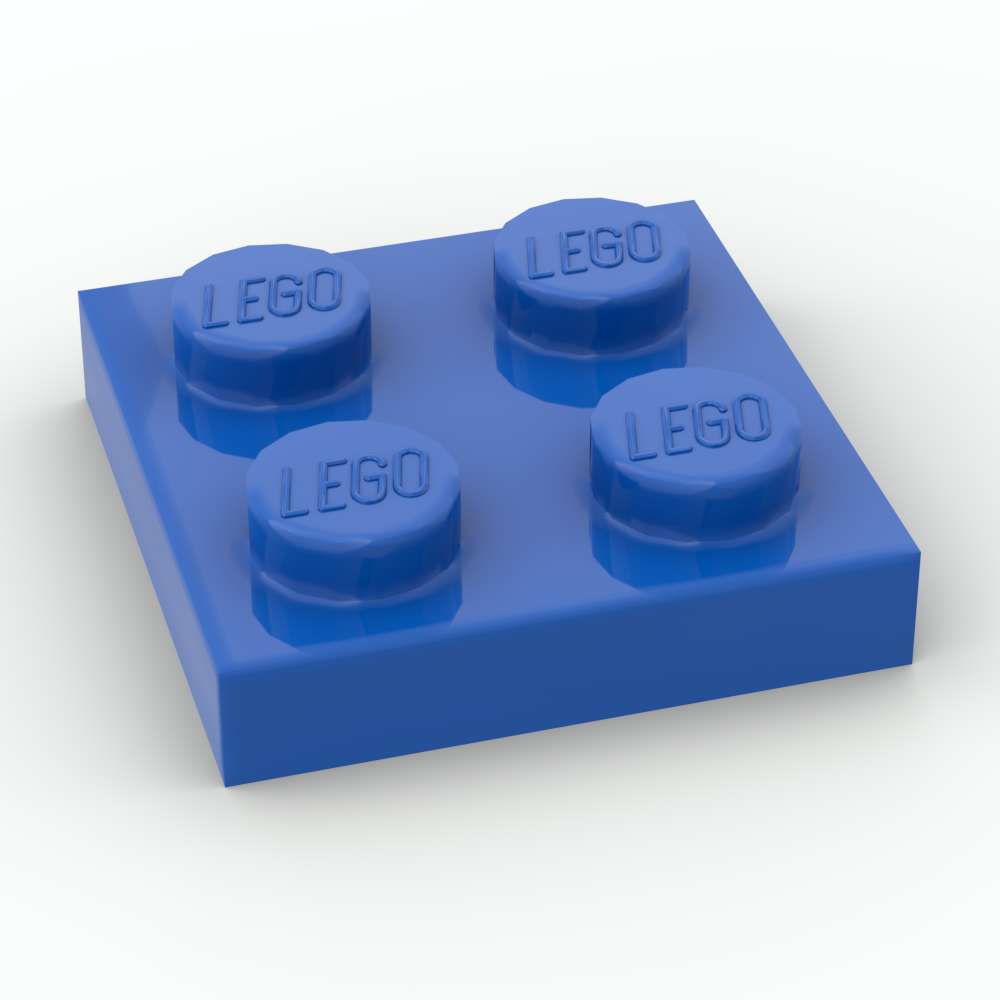 Lego Plaque Île Droit, vert-bleu, Kazi - Seb high-tech