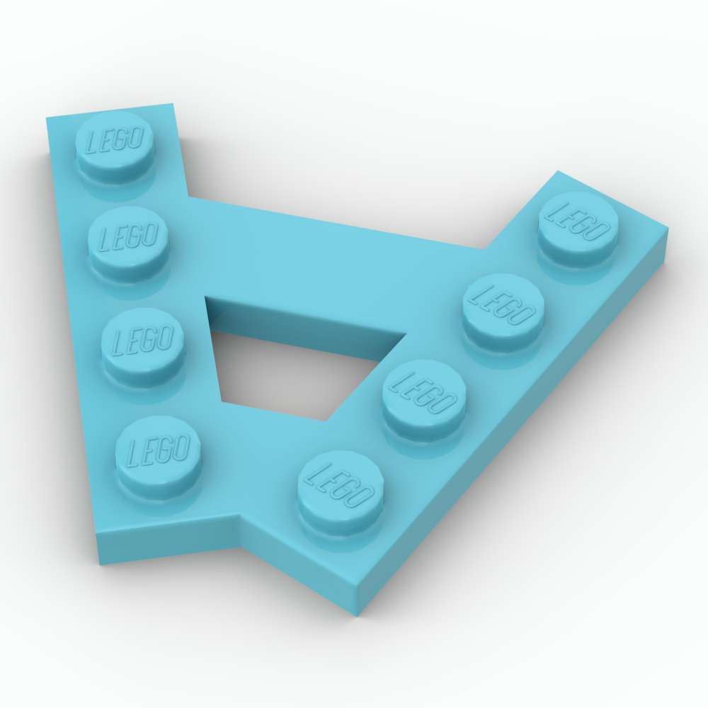 LEGO® Plaque Angulaire en “A” – 15706 – Azur Moyen