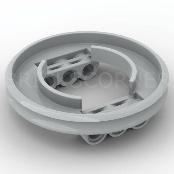 LEGO® Technic Plateau Tournant "Turntable" Large Base - 18939 - Medium Stone Gray