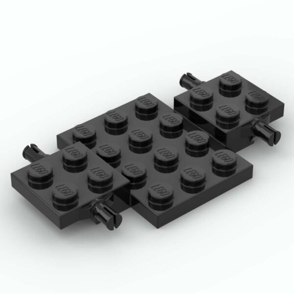 LEGO® Châssis de Véhicule 4 x 7 x 2/3 - 2441 - Noir