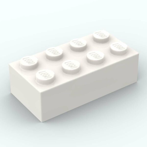LEGO® Brique 2 x 4 - 3001 - Blanc