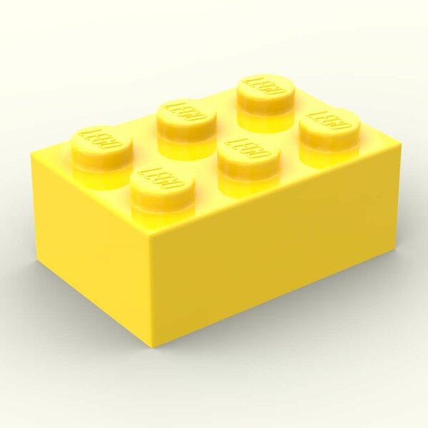 LEGO® Brique 2 x 3 - 3002 - Jaune
