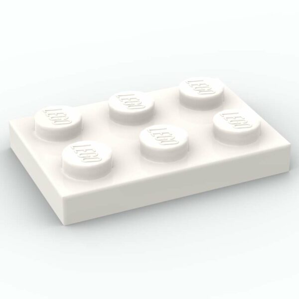 LEGO® Plaque 2 x 3 - 3021 - Blanc