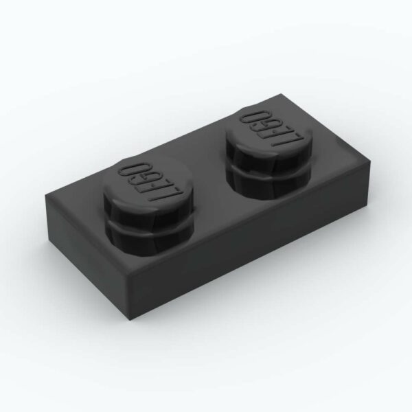 LEGO® Plaque 1 x 2 - 3023 - Noir