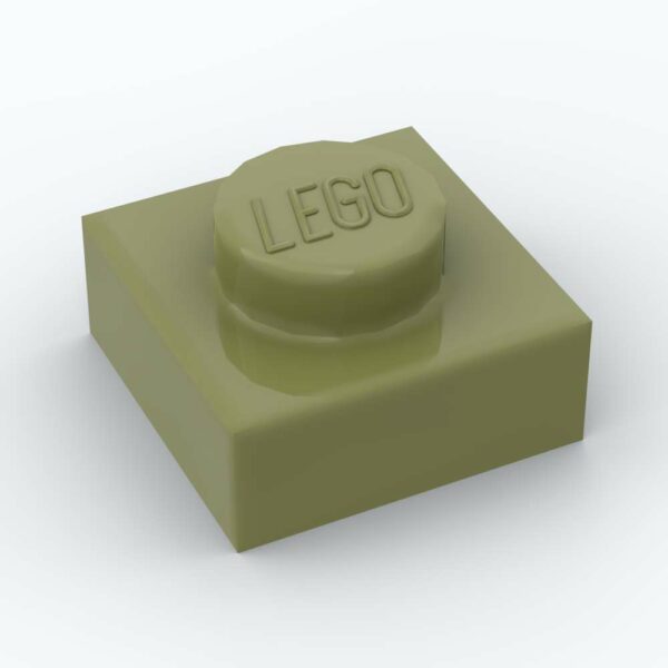LEGO® Plaque 1 x 1 - 3024 - Vert Olive