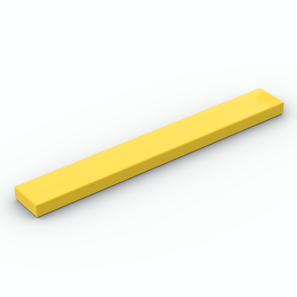 LEGO® Tuile 1 x 8 - 4162 - Jaune