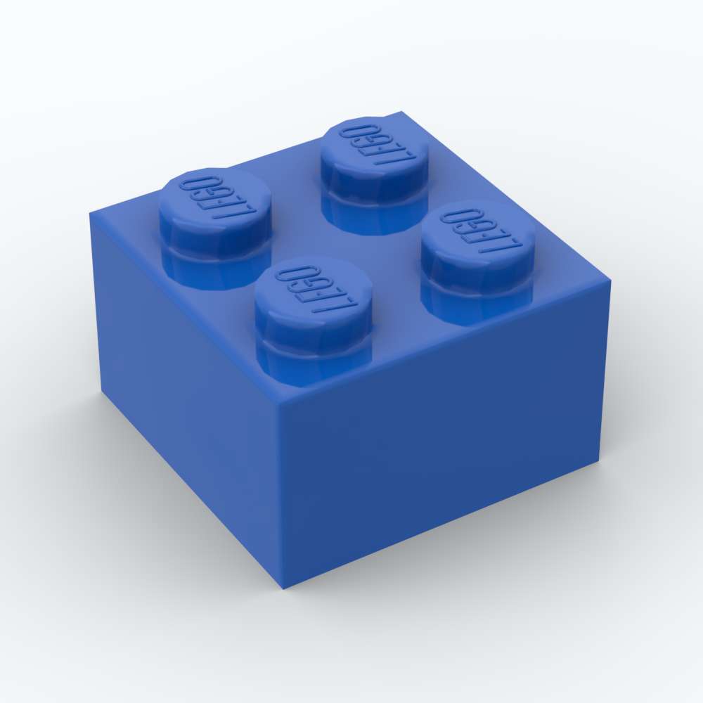 LEGO® Brique 2 x 2 - 3003 - Bleu