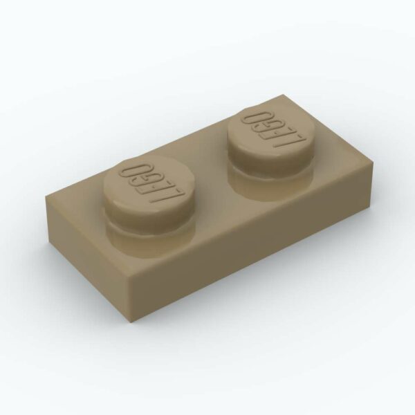 LEGO® Plaque 1 x 2 - 3023 - Beige Foncé