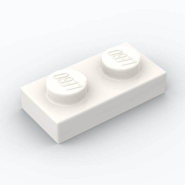 LEGO® Plaque 1 x 2 - 3023 - Blanc