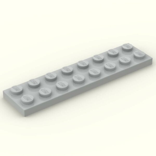 LEGO® Plaque 2 x 8 - 3034 - Medium Stone Gray