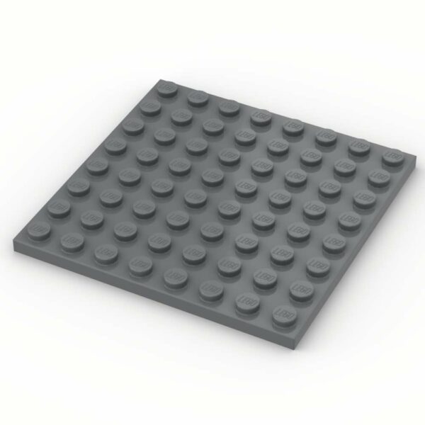 LEGO® Plaque 8 x 8 - 41539 - Dark Stone Gray
