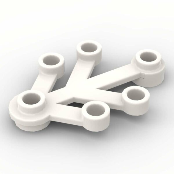 LEGO® Feuille / Branche 4 x 3 - 2423 - Blanc