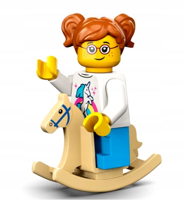 LEGO® fille et Cheval à bascule - Minifigures Serie 24 - col422