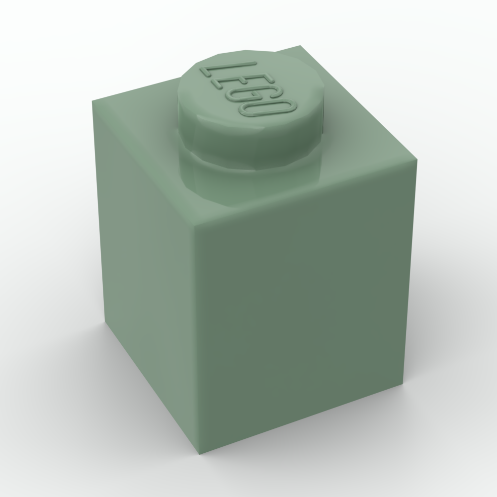 LEGO® Brique 1 x 1 - 3005 - Vert Sable