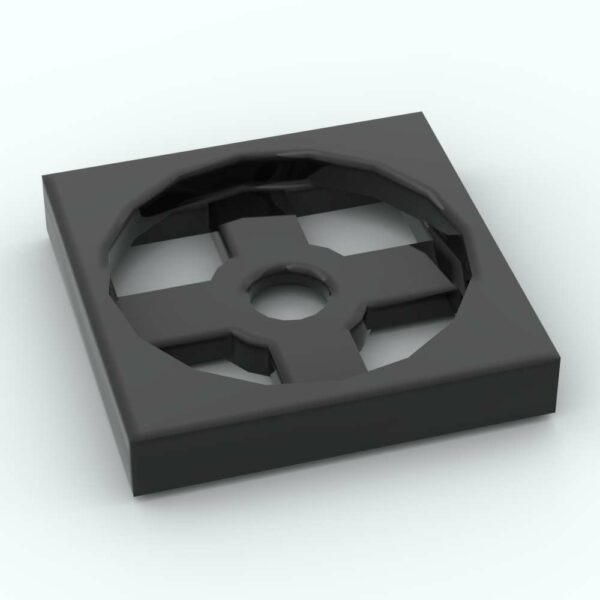 LEGO® Plaque Tournante 2 x 2 Base - 3680 - Noir