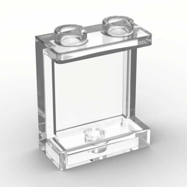 LEGO® Cloison 1 x 2 x 2 - 87552 - Transparent