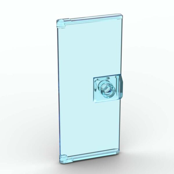 LEGO® Porte 1 x 3 x 6 avec Poignée - 80683 - Bleu Clair Transparent