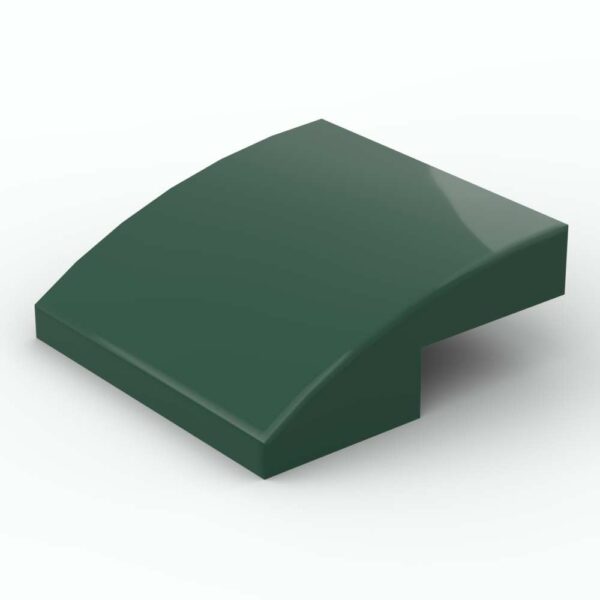 LEGO® Pente Courbe 2 x 2 - 15068 - Vert Foncé