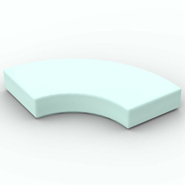 LEGO® Tuile Ronde 2 x 2 1/4 de cercle "Macaroni" 27925 - Bleu Aqua Clair