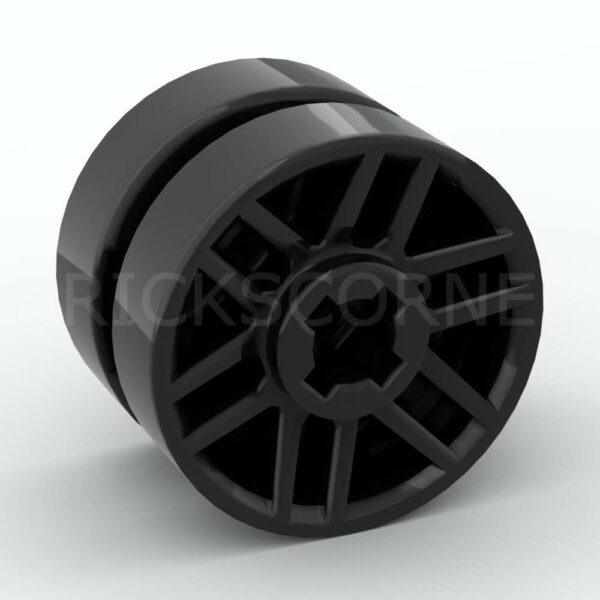 LEGO® Jante / Roue 14mm D. x 9.9mm - 11208 - Noir