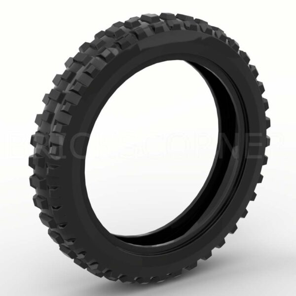 LEGO® Pneu de Moto 100.6mm D. à Crampons - 11957 - Noir
