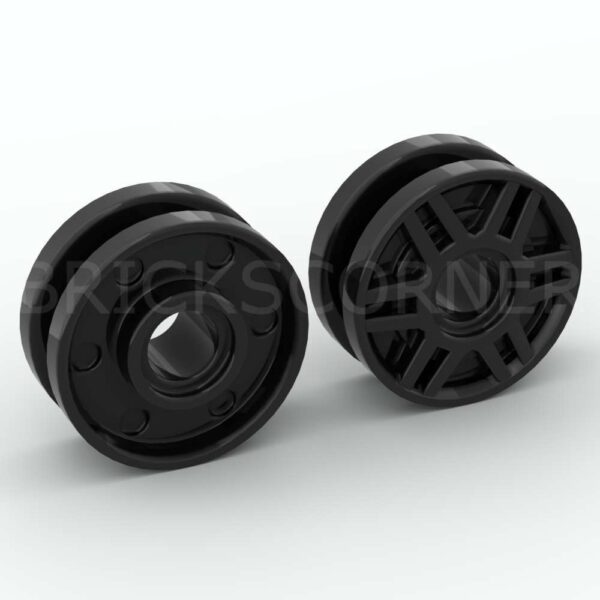 LEGO® Roue / Jante 18mm D. x 8mm - 13971 - Noir