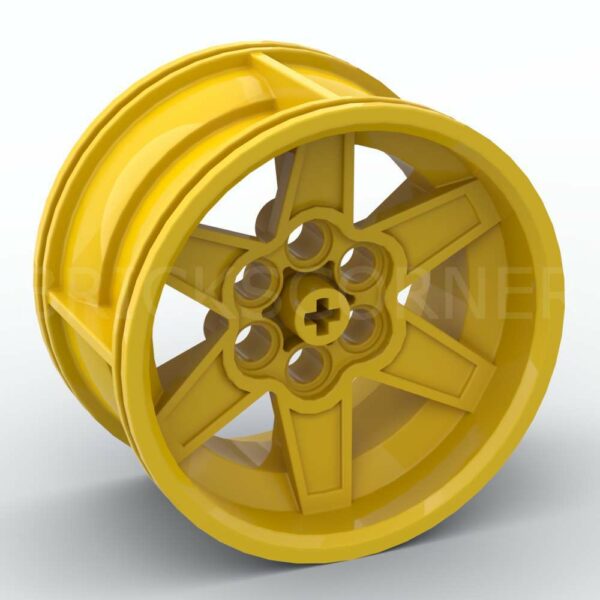 LEGO® Roue / Jante 56mm D. x 34mm - 15038 - Jaune