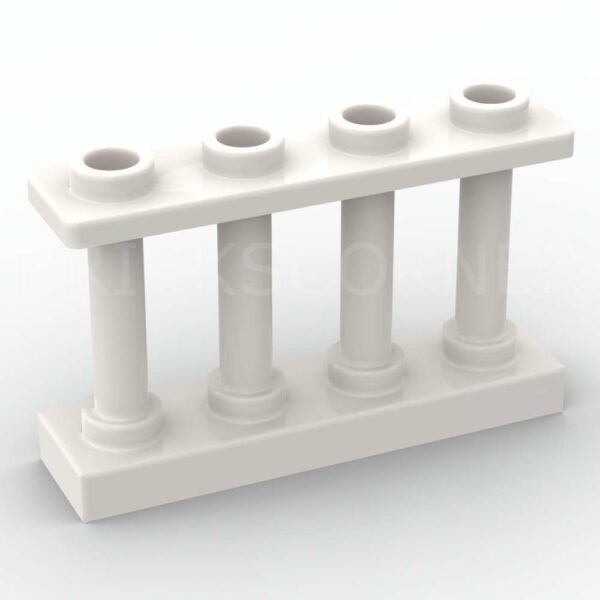 LEGO® Barrière 4 Barreaux - 15332 - Blanc