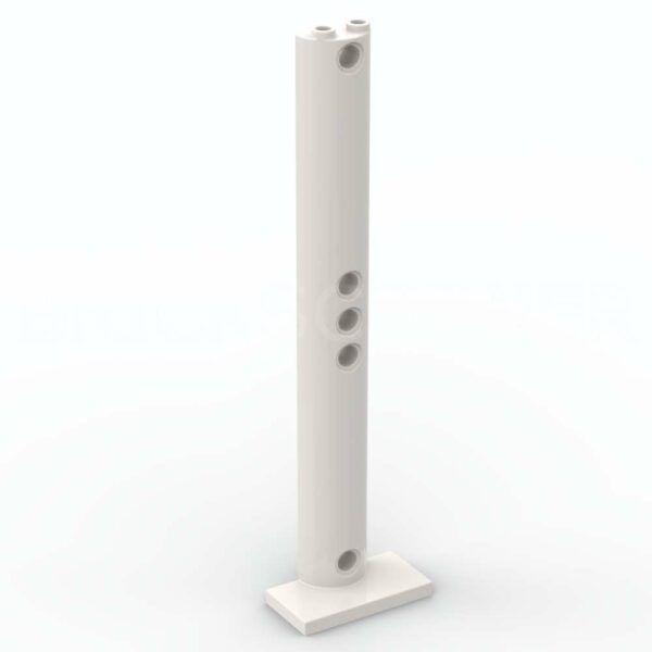LEGO® Support Pilier / Pylone 2 x 4 x 13 Demi Tube - 1749 - Blanc