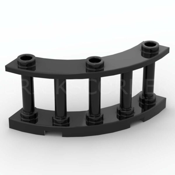 LEGO® Barrière Arrondie 4 x 4 x 2 - 21229 - Noir