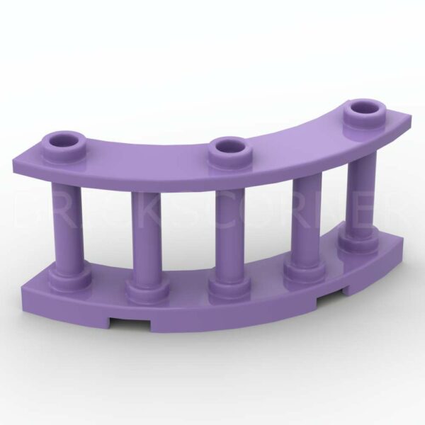 LEGO® Barrière Arrondie 4 x 4 x 2 - 21229 - Lavande Moyen