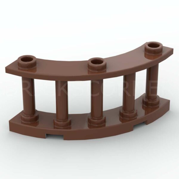 LEGO® Barrière Arrondie 4 x 4 x 2 - 21229 - Brun