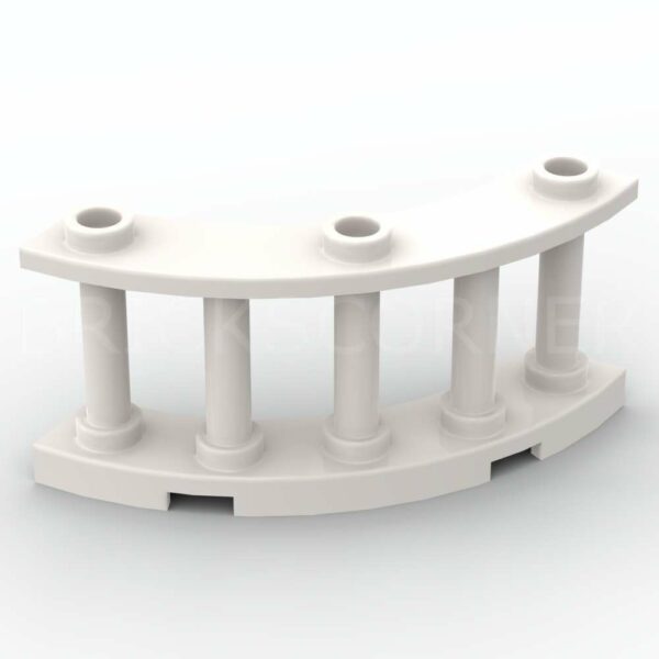 LEGO® Barrière Arrondie 4 x 4 x 2 - 21229 - Blanc