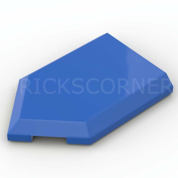 LEGO® Tuile Modifiée 2 x 3 Pentagone / Pointe - 22385 - Bleu