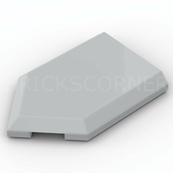 LEGO® Tuile Modifiée 2 x 3 Pentagone / Pointe - 22385 - Medium Stone Gray