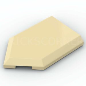 LEGO® Tuile Modifiée 2 x 3 Pentagone / Pointe - 22385 - Beige