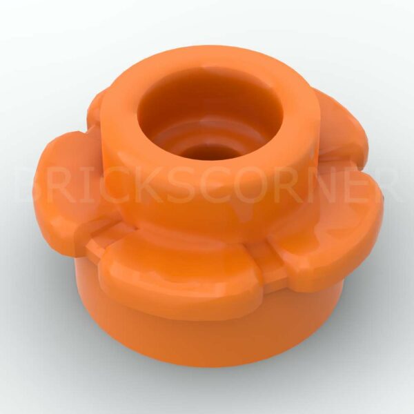 LEGO® Fleur 1 x 1 - 5 pétales - 24866 - Orange