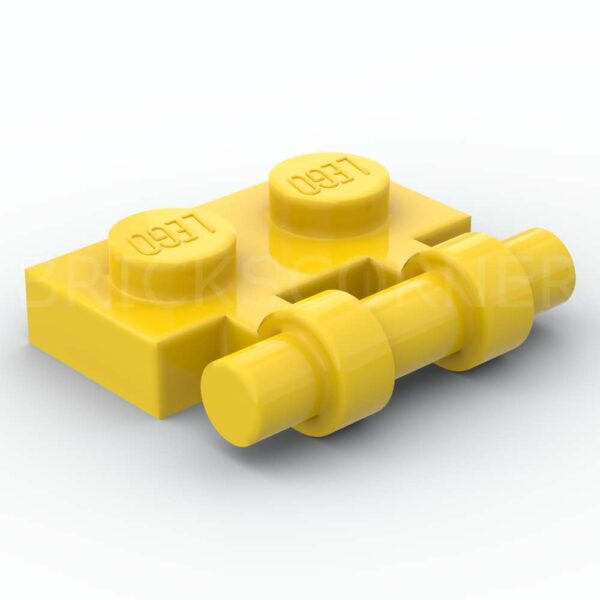 LEGO® Plaque Modifiée 1 x 2 avec Barre / Poignée - 2540 - Jaune