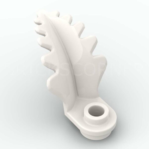 LEGO® Plante Fougère  sur Plaque Ronde 1 x 1 - 2682 - Blanc