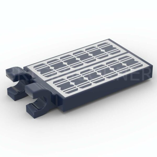 LEGO® Tuile Modifiée Décorée 2 x 3 motif Panneaux Solaires - 30350bpb105 - Bleu Foncé