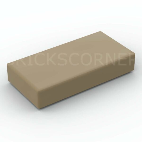 LEGO® Tuile 1 x 2 - 3069 - Beige Foncé