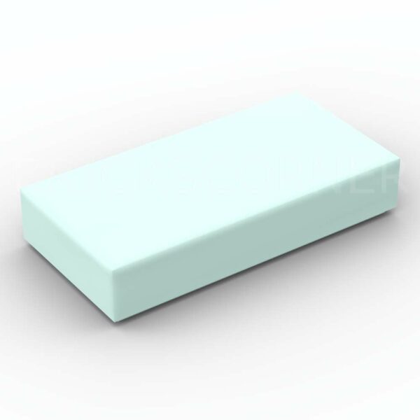LEGO® Tuile 1 x 2 - 3069b - Bleu Aqua Clair