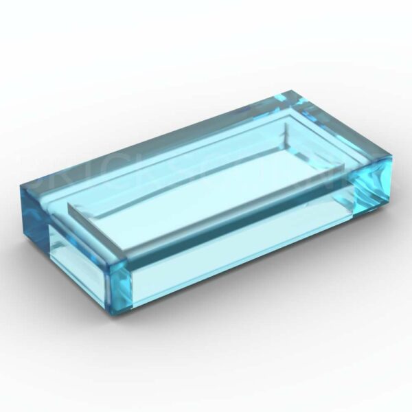 LEGO® Tuile 1 x 2 - 3069 - Bleu Clair Transparent