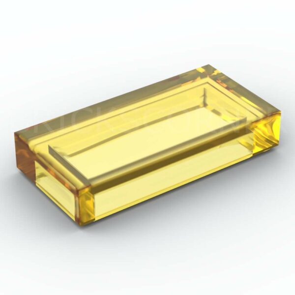 LEGO® Tuile 1 x 2 - 3069 - Jaune Transparent