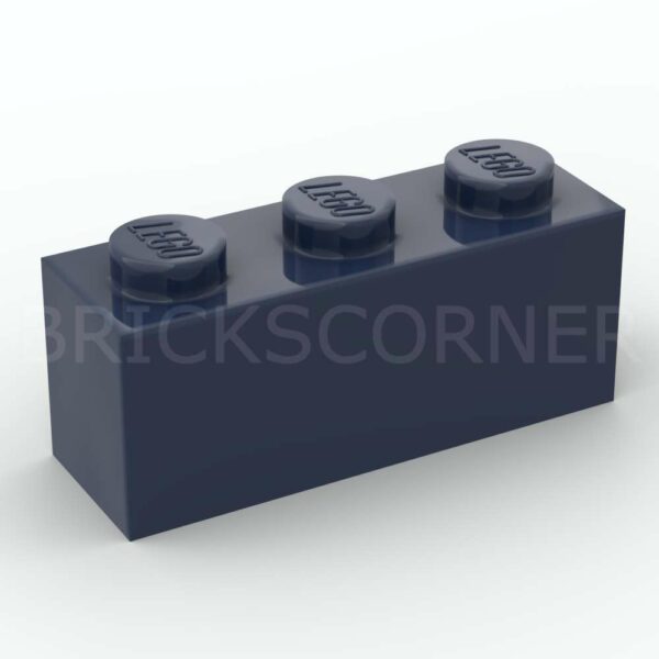 .LEGO ®Brique 1 x 3 - 3622 - Bleu Foncé